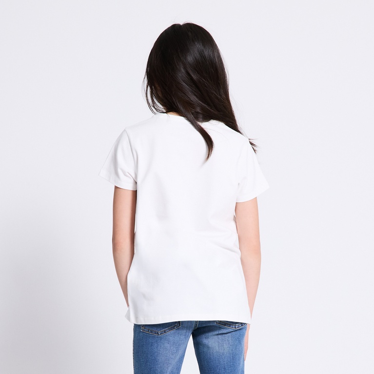 Basic tee "Filippa star" Optic white